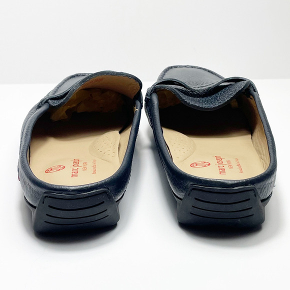Marc Joseph New York Navy Leather Driving Shoes Brighton Beach Sz 11 Brazil EUC - Picture 4 of 7